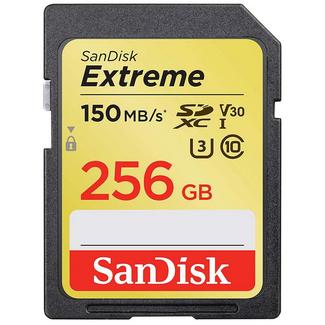 Sandisk Extreme SDXC 256GB 150MB/s V30 UHS-I U3