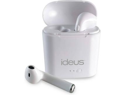 Auriculares Bluetooth True Wireless IDEUS SFW17 (In Ear – Microfone – Branco)