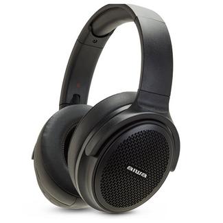 Auscultadores Bluetooth AIWA HST-250BT/BK (Over Ear – Microfone – Preto)