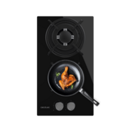 Placa Gás Cecotec Bolero Squad G 2200S Glass Black