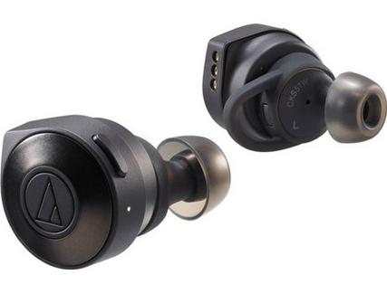 Auriculares Bluetooth True Wireless AUDIOTECHNICA ATH-CKS5TWBK (In Ear – Microfone – Preto)