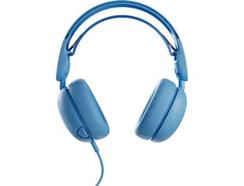 Auscultadores com Fio Infantis SKULLCANDY Grom (Over Ear – Microfone – Azul Surf)