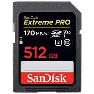 SanDisk Extreme PRO SDXC 512GB Clase 10 U3 V30 UHS-I