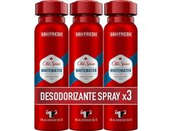 Desodorizante Spray OLD SPICE Whitewater (3 x 150 ml)