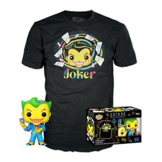 Figura + T-Shirt FUNKO Pop! DC: Joker BKLT (Tamanho: L)