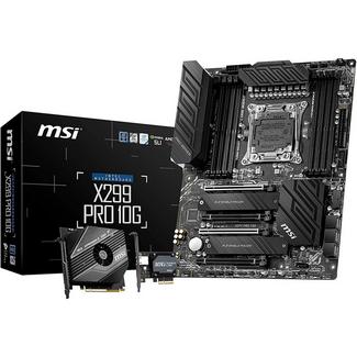 Motherboard MSI X299 Pro 10G (Socket LGA2066 – Intel X299 – ATX)
