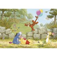 Papel de parede fotográfico Winnie Pooh Ballooning Multicolor