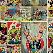 Papel de Parede Bandas Desenhadas Super Heróis Marvel Individual Kids Home 0 52 x 10 m
