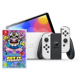 Nintendo Pack Switch OLED Branca + Wario Ware: Get it Together
