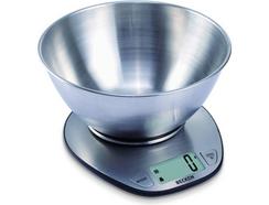 Balança de Cozinha com Taça BECKEN BKS4478 (12×21.5×22.5 cm – Cinzento – Aço Inoxidável)