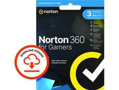 Software NORTON 360 Gamers (3 Dispositivos – 1 Ano – Windows e Smartphone – Formato Digital)