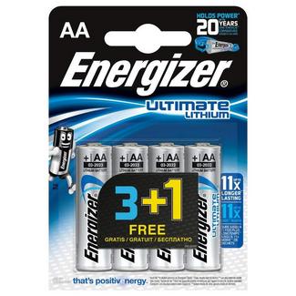 Energizer Lithium AA 3+1