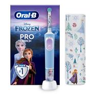 Escova de Dentes Elétrica Oral B Braun Vitality Frozen Recarregável para Crianças