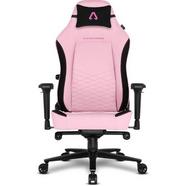Cadeira Gaming ALPHA GAMER Alegra Fabric (Até 150 kg – Elevador a gás Classe 4 – Rosa)