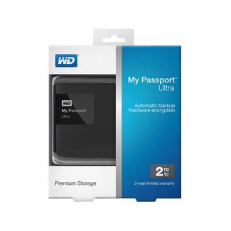 Western Digital Passport Ultra 2.5″ 2TB USB 3.0 Preto