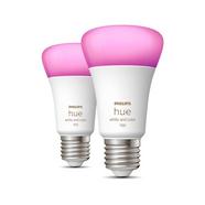 Philips Hue White and Color Ambiance Pack 2 Lâmpadas LED Inteligentes E27 9W RGB