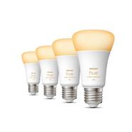 Philips Hue White Ambiance Pack 4 Lâmpadas LED Inteligentes E27 6W Luz Branca Quente a Fria