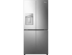 Frigorífico Americano HISENSE RQ5P470SYID D (No Frost – 178.5 cm – 483 L – Inox)