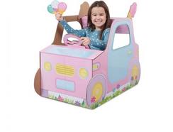Brinquedo de Montar CONCENTRA Pop 2 Play Carro Rosa (Idade Mínima: 2 anos – 58x48x81cm)