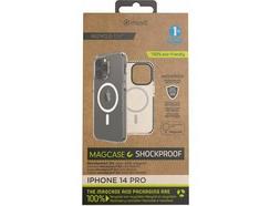 Capa para iPhone 14 Pro MUVIT MFC Recycled ShockProof 3M Transparente