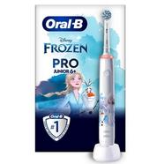 Escova de Dentes Elétrica Oral-B Braun Pro 3 Junior 6+ Frozen