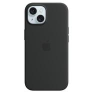 Capa APPLE iPhone 15 Silicone com MagSafe Preto