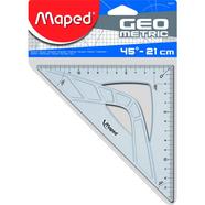 Esquadro Geo Metric Maped 45º 21 cm