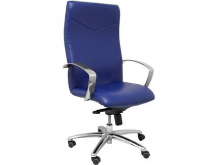 Cadeira de Escritório Executiva PIQUERAS Y CRESPO Caudete Azul (Pele sintética)