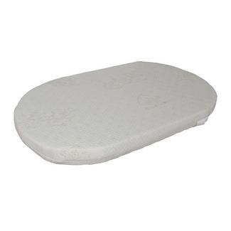 Colchão para Mini berço (40 x 75 cm) La Cigüeña viscoelástico oval Branco