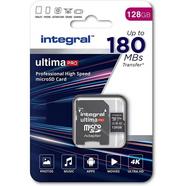 Cartão de Memória INTEGRAL Micro SD 64 GB Classe 10 180/45 MB/S com adaptador