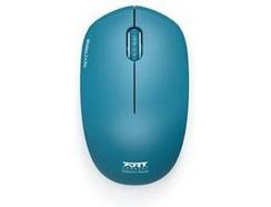 Rato PORT CONNECT Collection Mouse (Wireless – Casual – 1600 dpi – Azul)