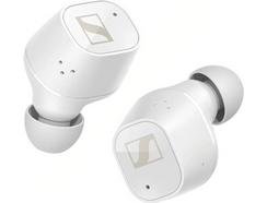 Auriculares Bluetooth True Wireless SENNHEISER CX Plus (In Ear – Microfone – Noise Canceling – Branco)