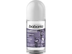 Desodorizante Roll-on BABARIA Algodão Nutritivo (50 ml)