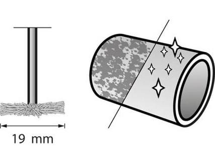 Escova de latão de 19 mm BOSCH Mpx2 535
