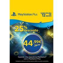 Cartão Playstation Plus 12 Meses (USA)