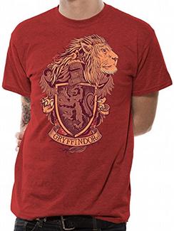 T-shirt Vermelha HARRY POTTER Gryffindor Tamanho XXL