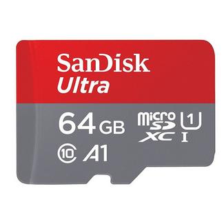 Cartão de Memória SanDisk Micro SDXC Classe 10 A1, 64 GB + Adaptador 100 MB