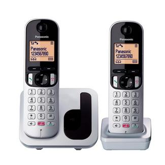Telefone Fixo Duo PANASONIC TGC252SPS Prata