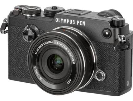 Olympus PEN-F (Preto) + M. Zuiko Digital 14-42mm f/3.5-5.6 EZ (Preto)