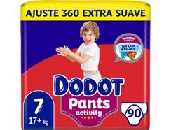 Fraldas DODOT Pants Activity Extra T7 90 (3×29)