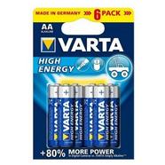 Varta Long Life Pack 6 Pilhas Alcalinas AA LR6