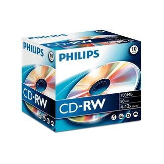 Jewel Case CD-RW 80 min 700MB 4x12x Philips (1 unidade)