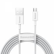 Baseus Cabo Micro Usb Fast Charge 2A 1m White
