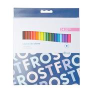 Pack de 24 lápis de cor hexagonais Frost multicolor