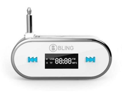Transmissores FM BLING BFMTT08 (Preto)