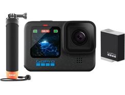 Bundle GOPRO HERO 12 Preto (5.3K – 27 MP – Wi-Fi e Bluetooth) + Punho + Bateria