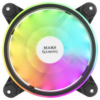 Mars Gaming MFX Ventilador ARGB Dual 120mm Negro