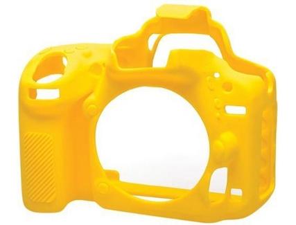 Capa de silicone EASYCOVER Nikon D750 Amarelo