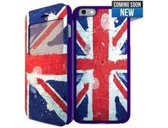 Capa I-PAINT Double UK iPhone 6, 6s Azul