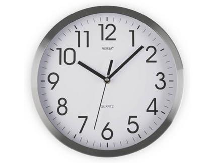 Relógio Parede VERSA Alumínio 35 cm
